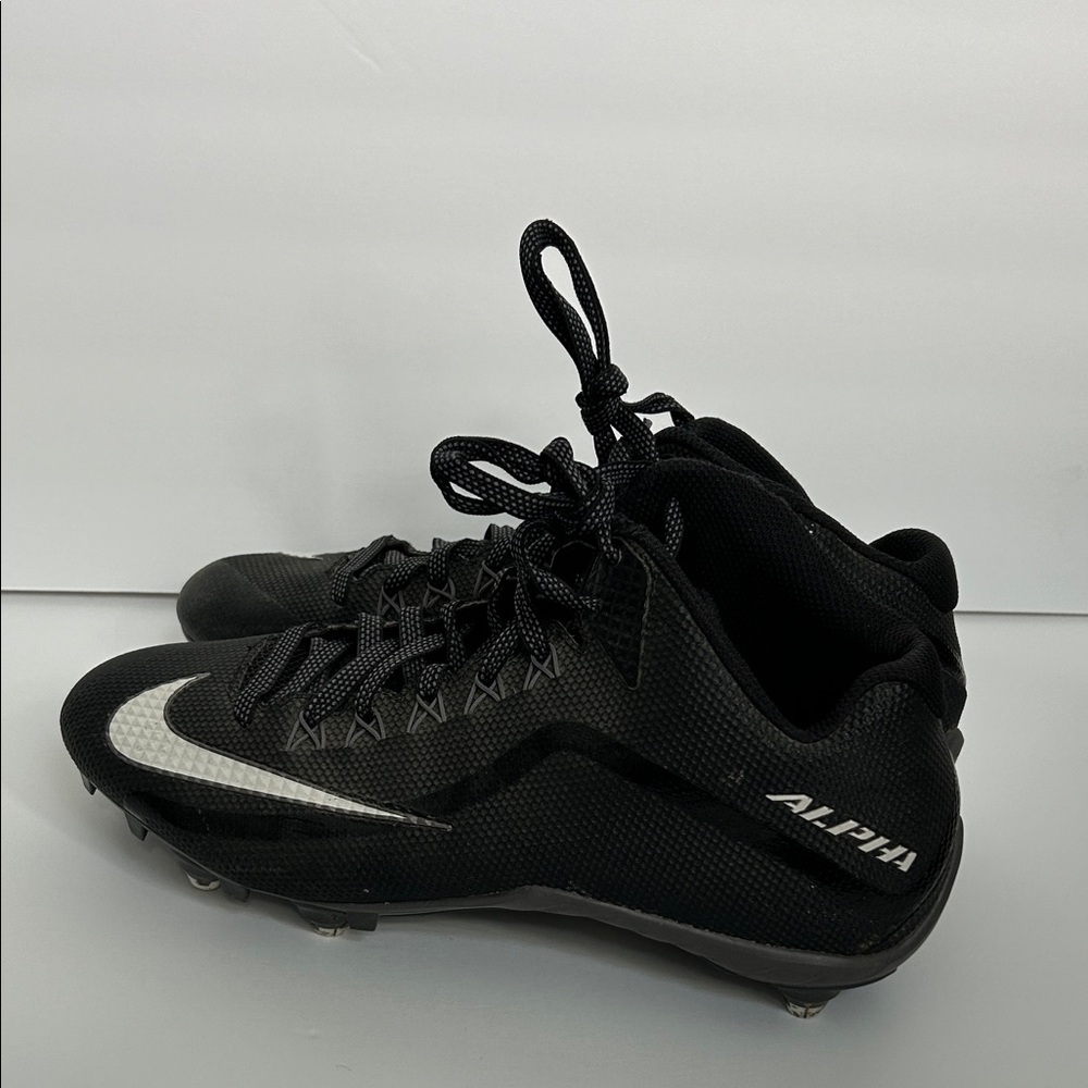 Nike Black and White Athletic football Cleats